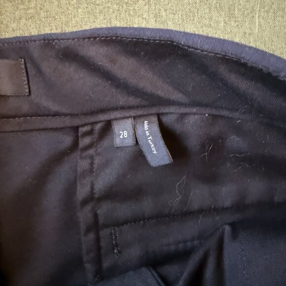 Theory Mens Pants Semi Tech Compact Ponte Navy Size 28 Suiting Trouser - Picture 4 of 6